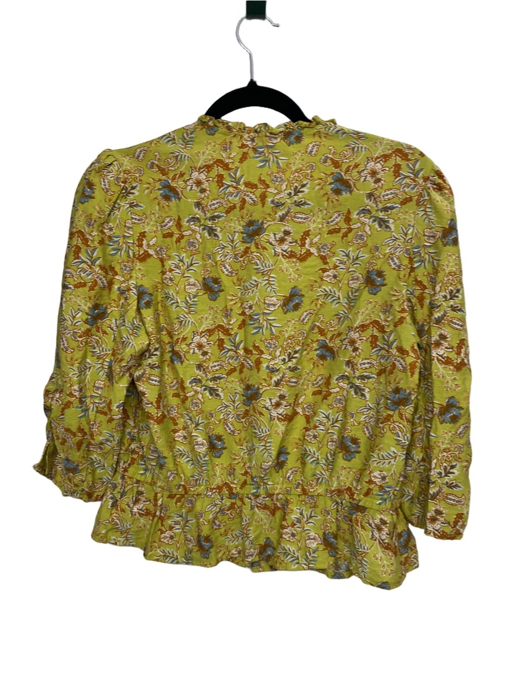 Sam Edelman Floral Button Front Peplum Blouse - Picture 3 of 6